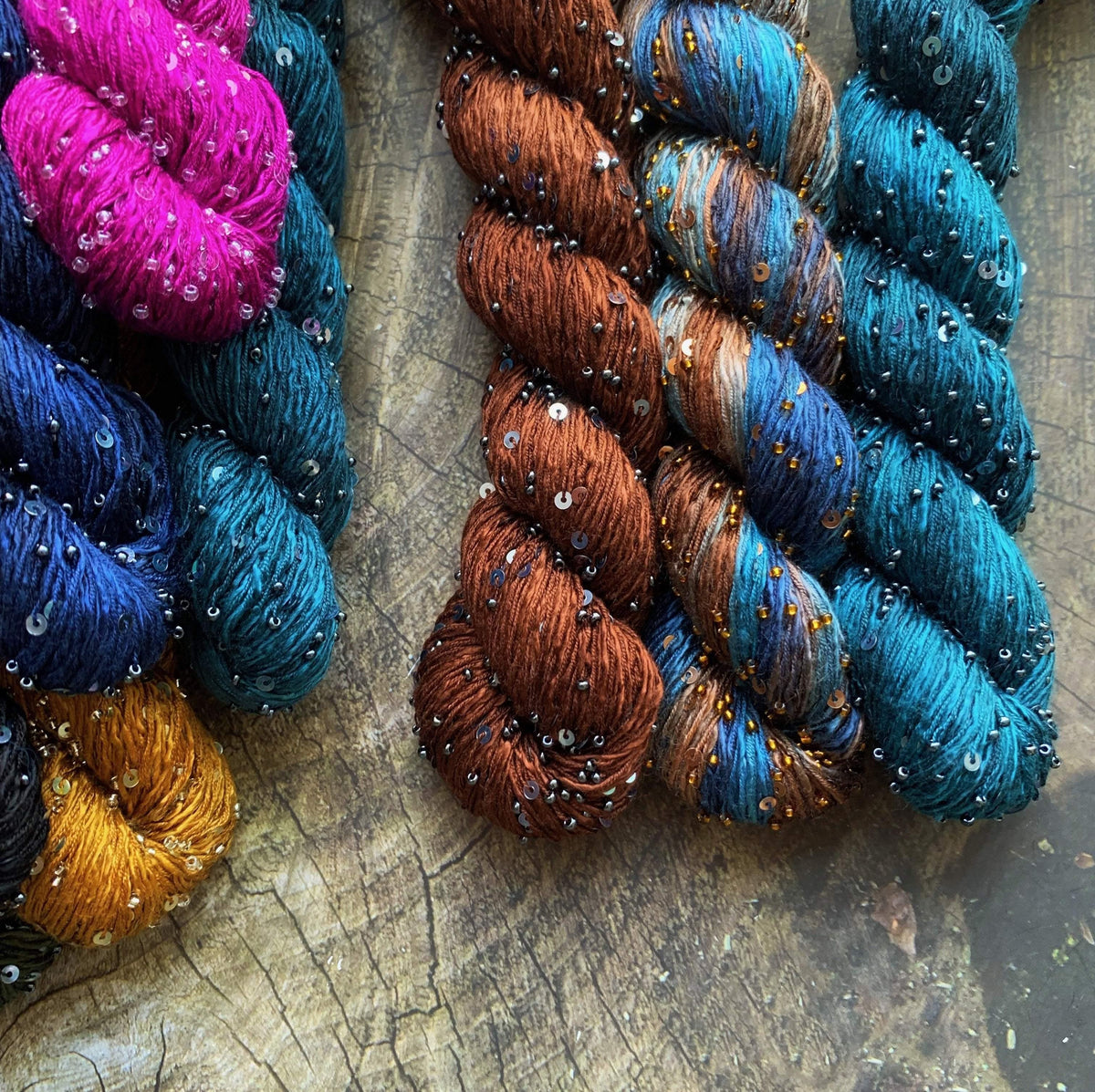 Beaded Silk and Sequins Light Artyarns