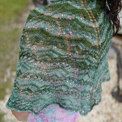 Beautiful Triangle Shawl Pattern Artyarns