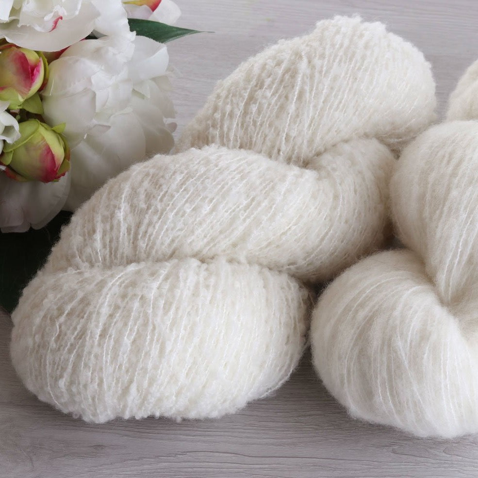 Ashford Bouclé Merino - Undyed Undyed