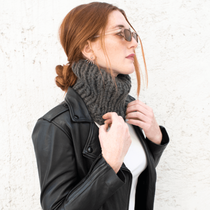 Bulky Sophia Cowl Pattern by Clinton Hill Cashmere Clinton Hill Cashmere