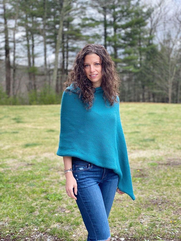 Classon Cashmere Poncho Pattern by Clinton Hill | Tribe Yarns