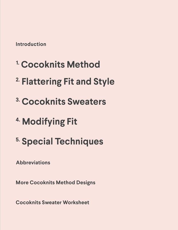 Cocoknits Sweater Workshop - Book by J. Weisenberger – Make & Made Fiber  Crafts