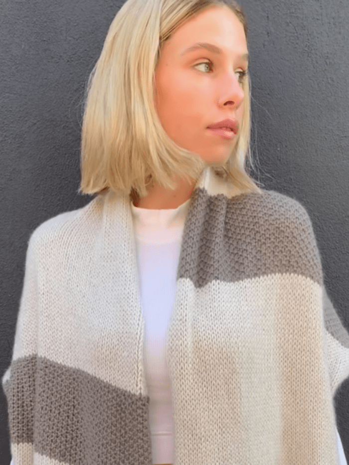 Country Wrap Pattern by Clinton Hill Cashmere Clinton Hill Cashmere