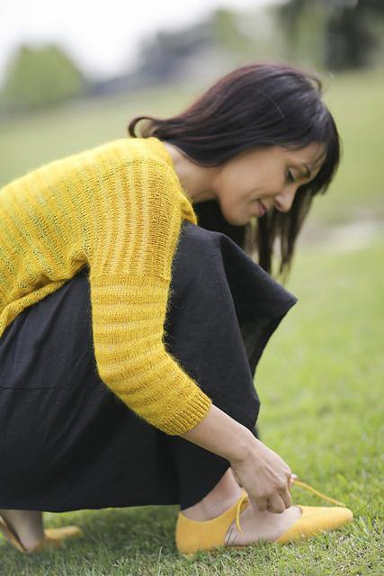 Elton Cardigan Pattern by Joji Locatelli tribeyarns