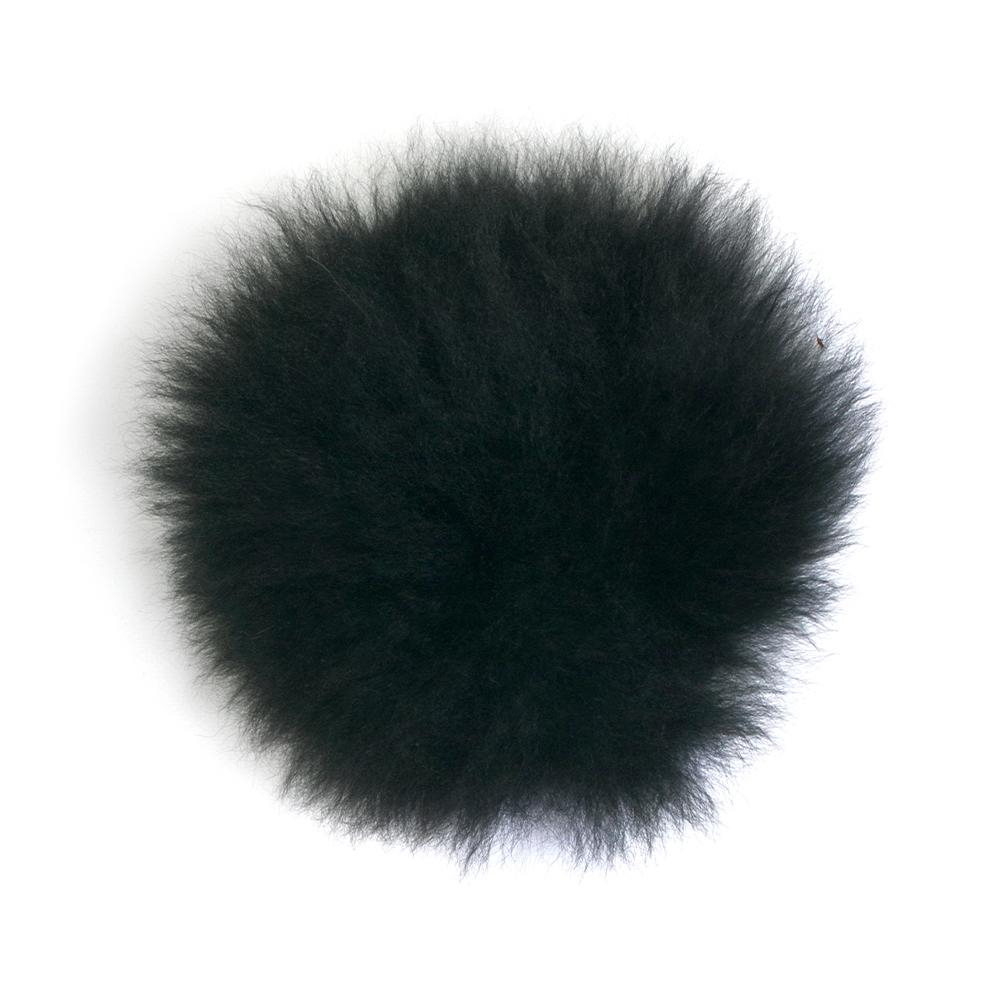 Bernat Faux Fur Pompom, Black Mink