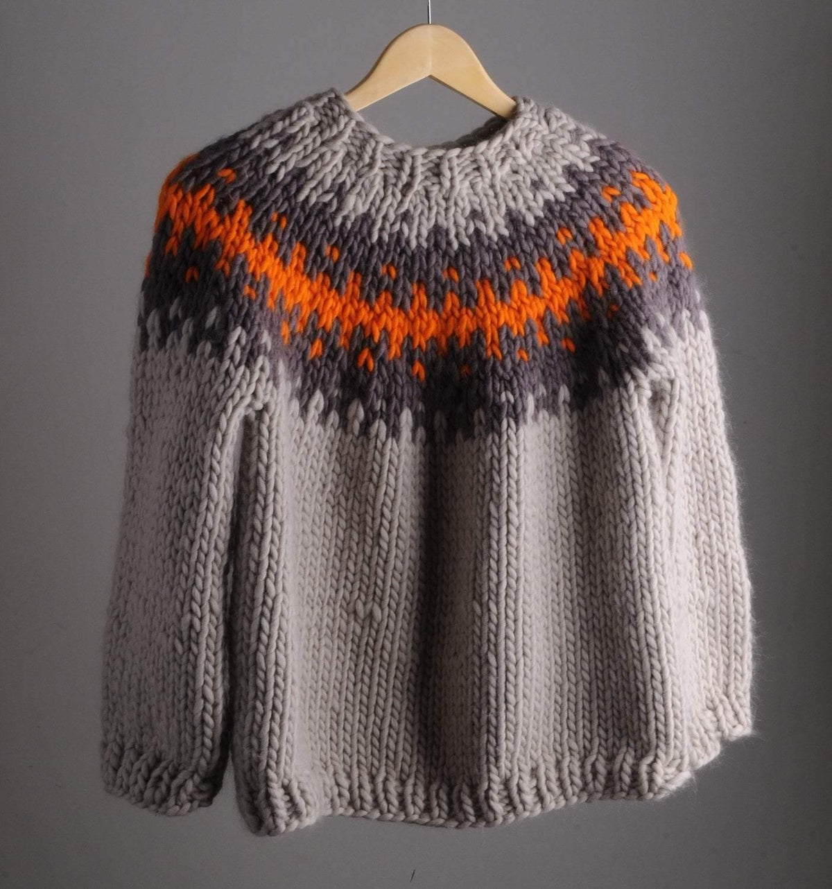 Fairisle Yoke Jumper Pattern Mrs Moon