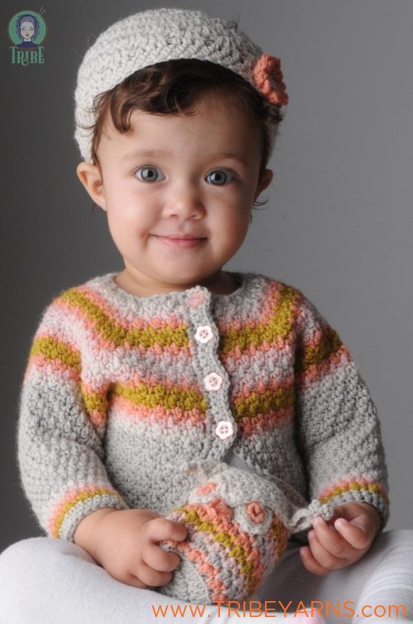 Florence Cardigan CROCHET Pattern Mrs Moon