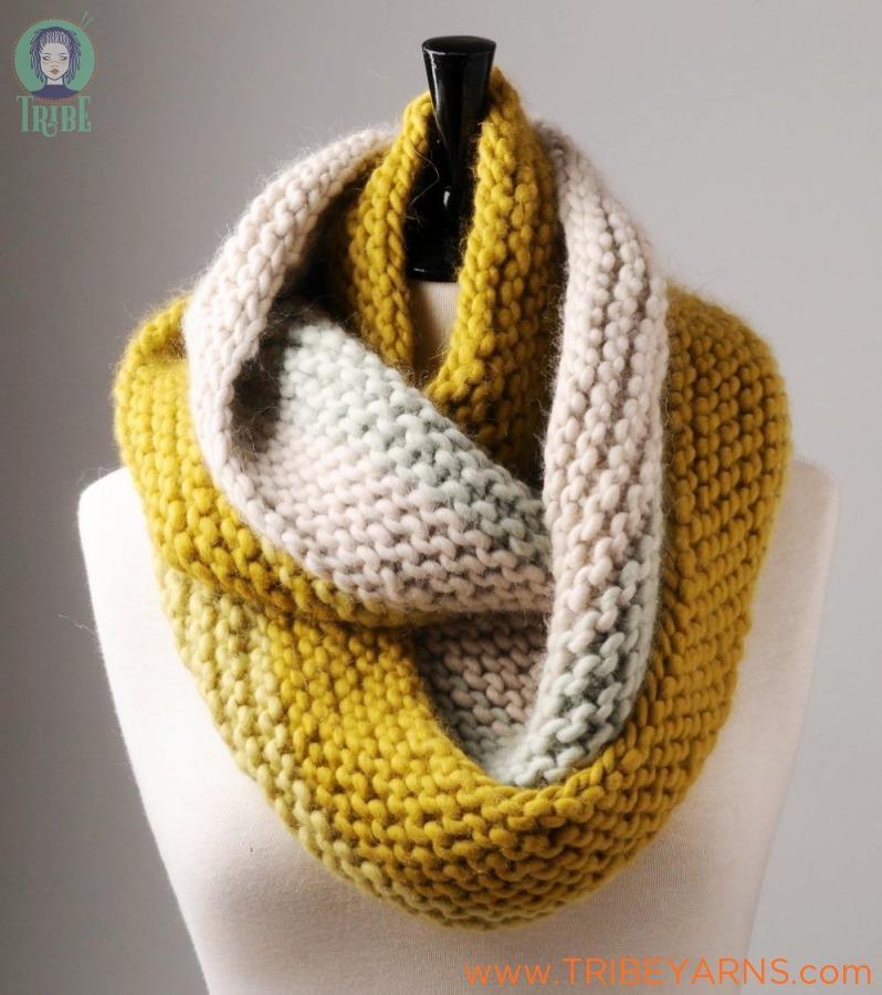 Garter Stitch Cowl Pattern Mrs Moon