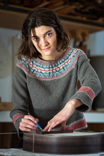 Geo Yoked Fair Isle Sweater Pattern Di Gilpin