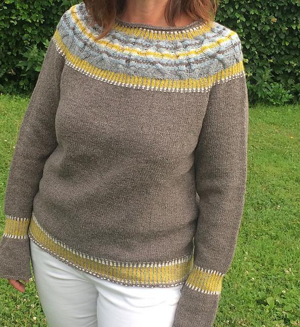 Geo Yoked Fair Isle Sweater Pattern Di Gilpin