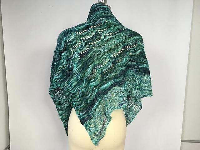 Glittery Icebergs Shawl Kit Artyarns