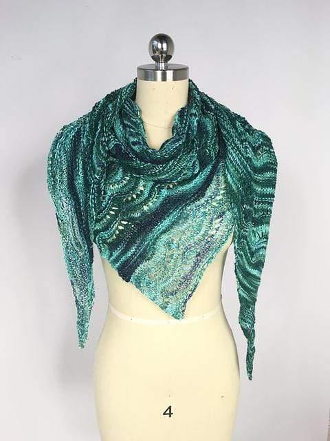 Glittery Icebergs Shawl Kit Artyarns