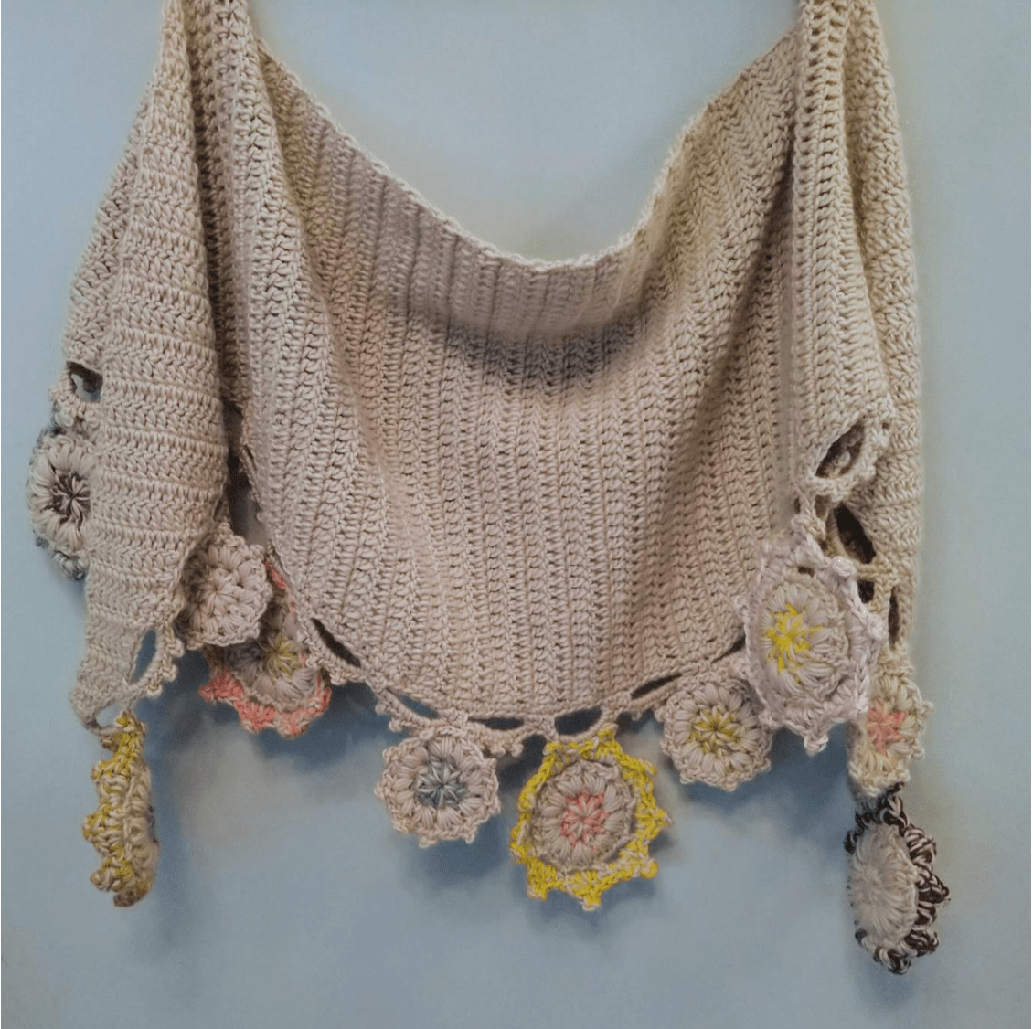 Harvest Shawl CROCHET Pattern Mrs Moon