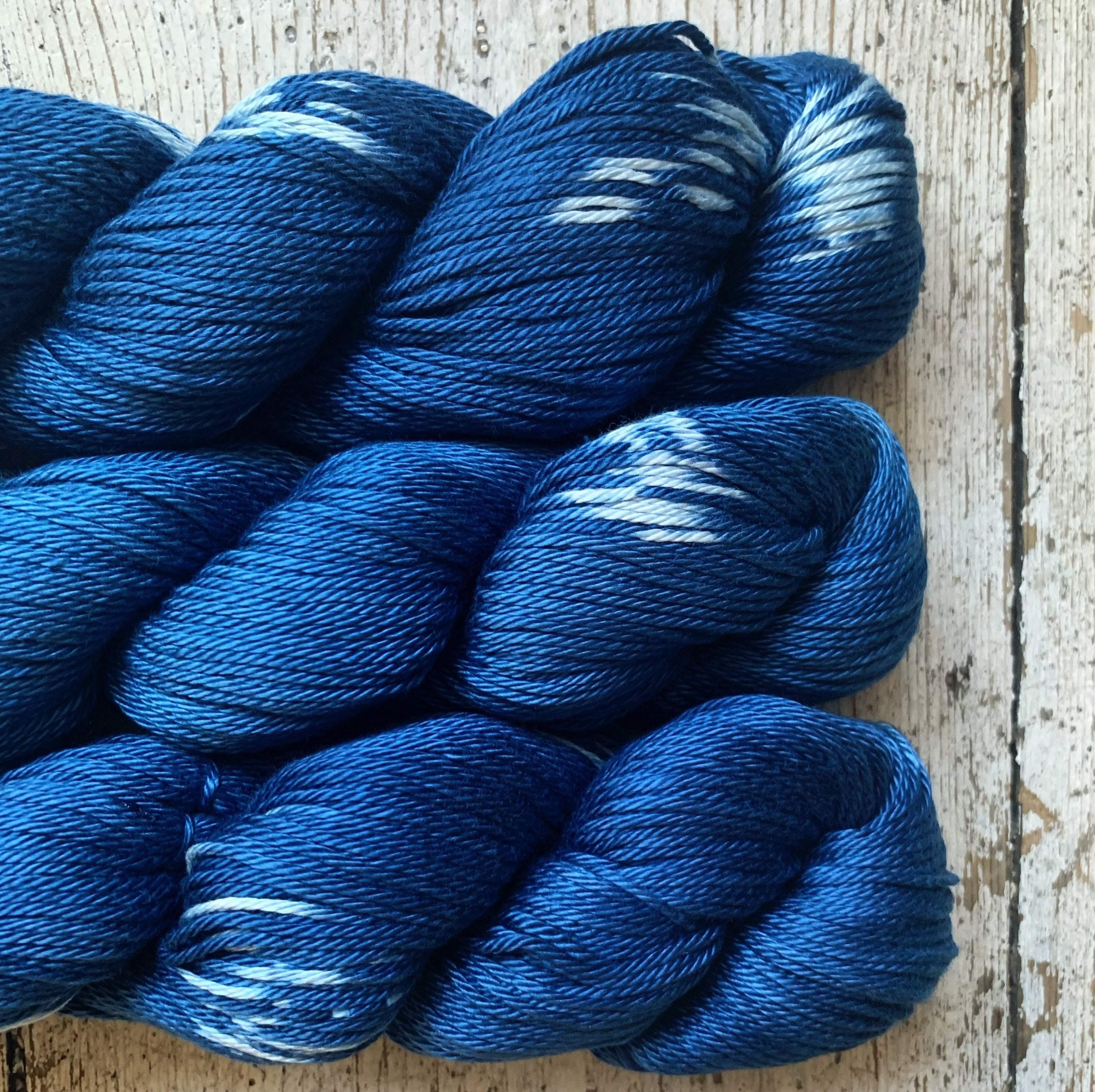Kokon Bleu Cotton Hand-Dyed Yarn, Shop Now