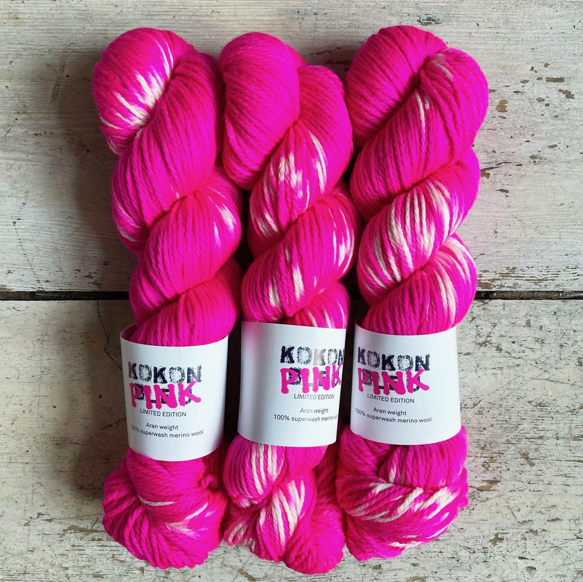 Kokon Bleu PINK Aran Kokon Bleu