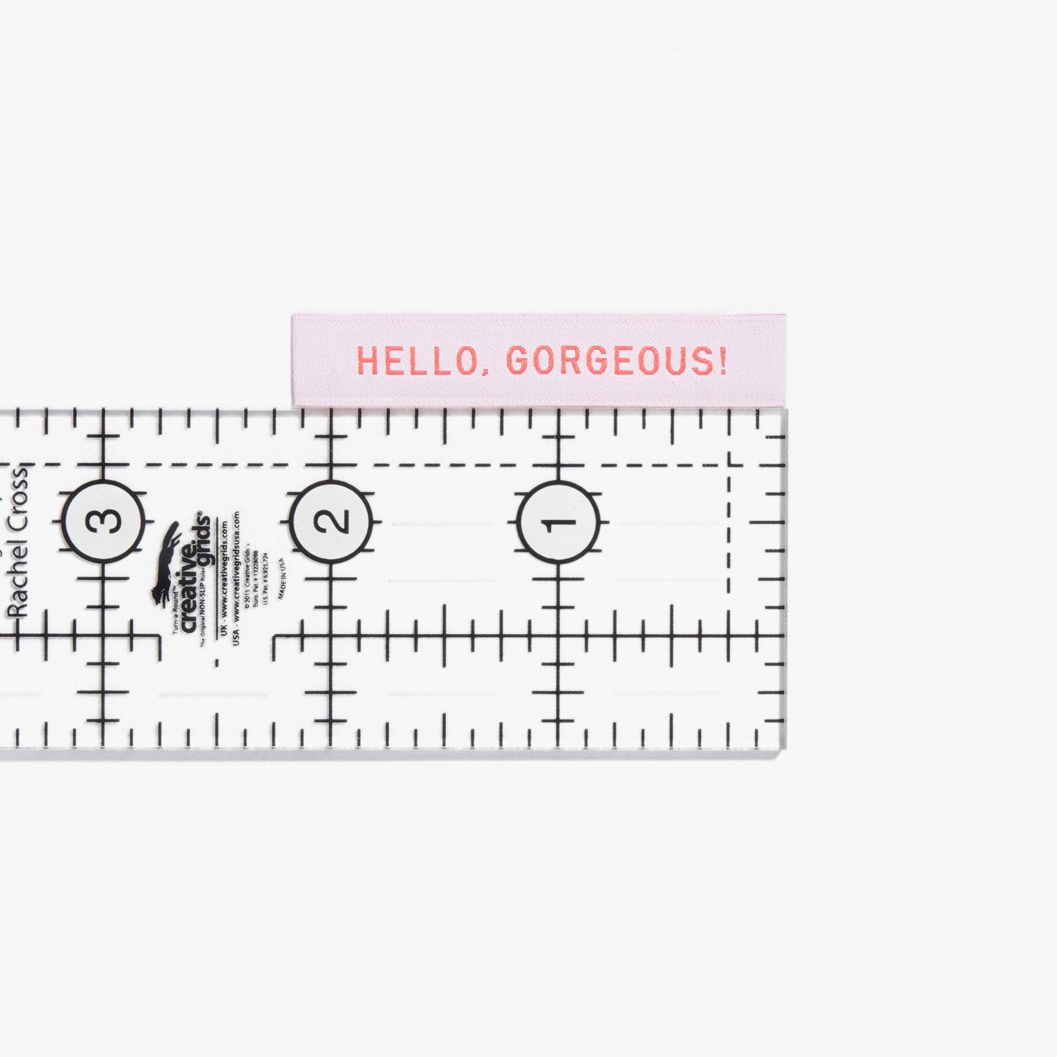 "Hello Gorgeous" Woven Labels 10 Pack Kylie and the Machine