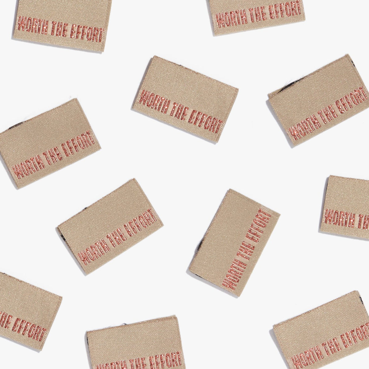 &quot;Worth the Effort&quot; Woven Labels 8 Pack Kylie and the Machine