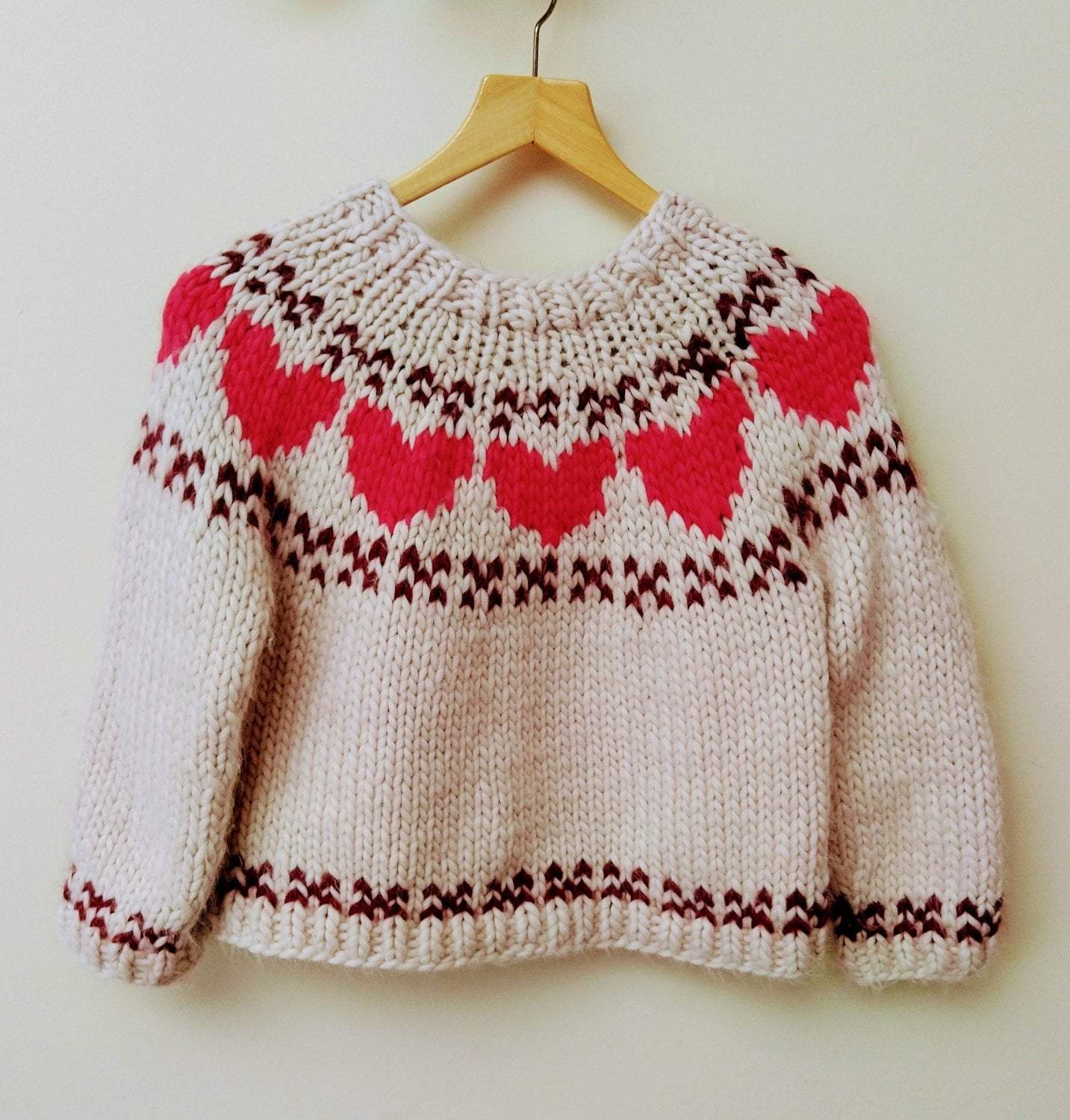 Lovestruck Jumper Pattern Mrs Moon