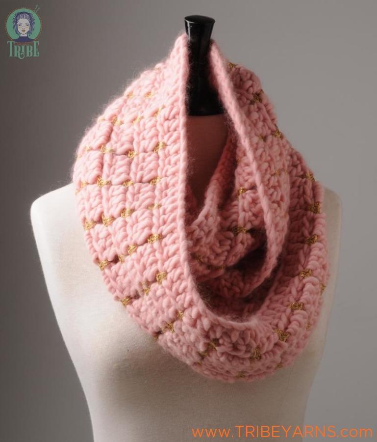 Luxury Cowl CROCHET Pattern Mrs Moon