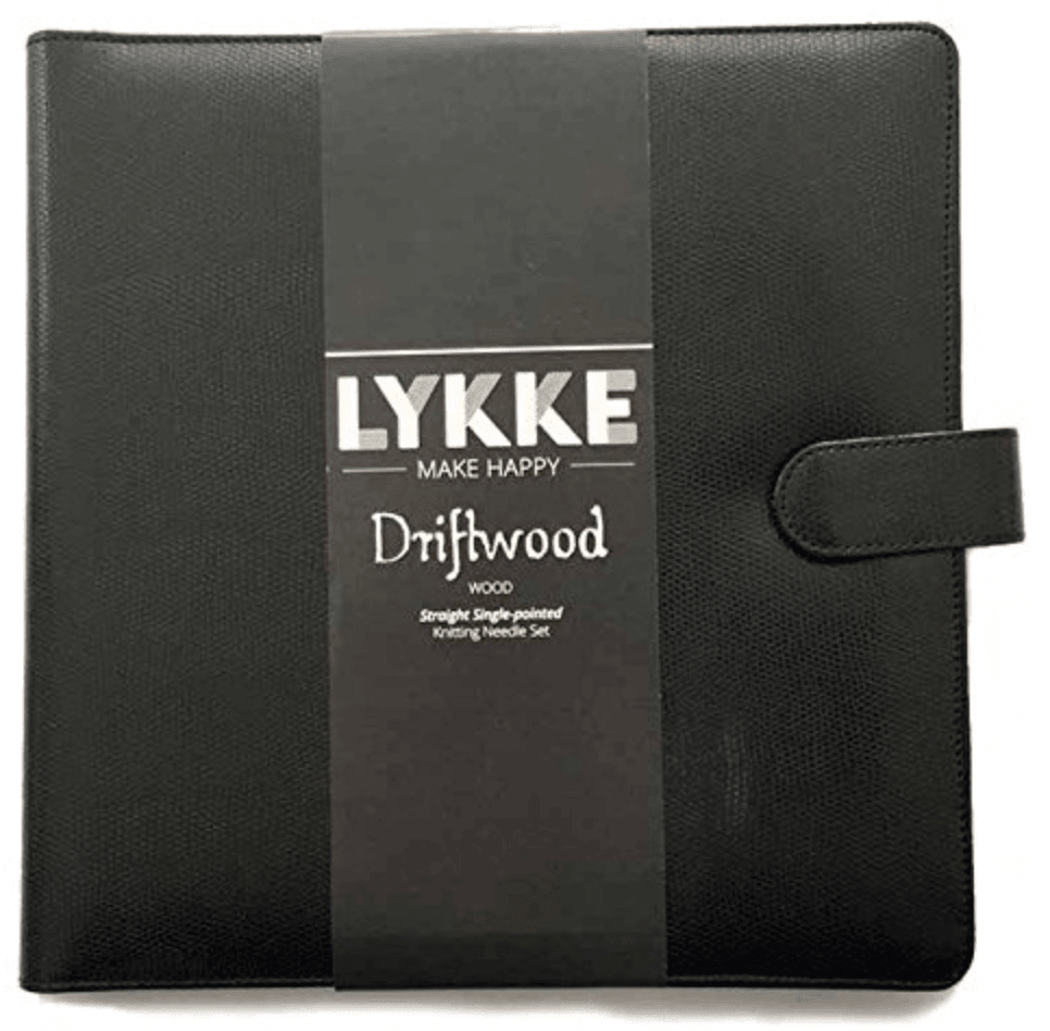 LYKKE Driftwood 10&quot; Straight Needle Set - Black LYKKE