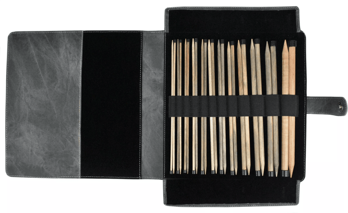 LYKKE Driftwood 14&quot; Straight Needle Set - Grey LYKKE