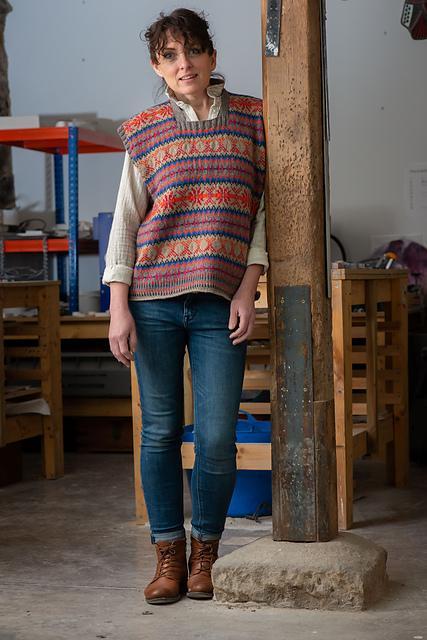 Lyra Fair Isle Slipover Pattern Di Gilpin