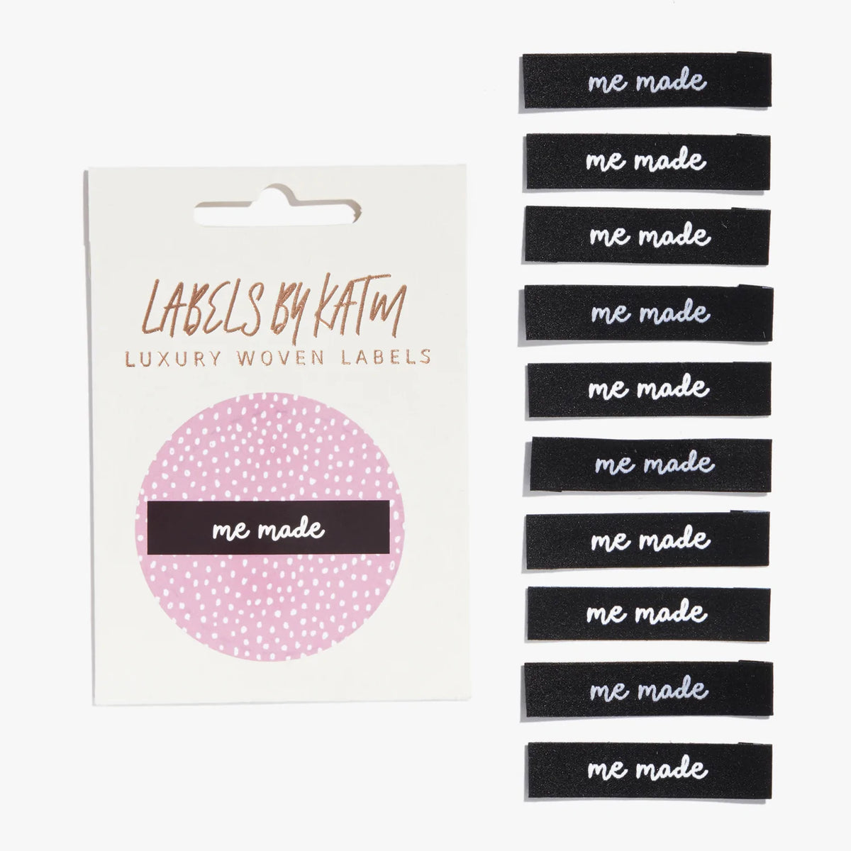 &quot;Me Made&quot; Woven Labels 10 Pack Kylie and the Machine