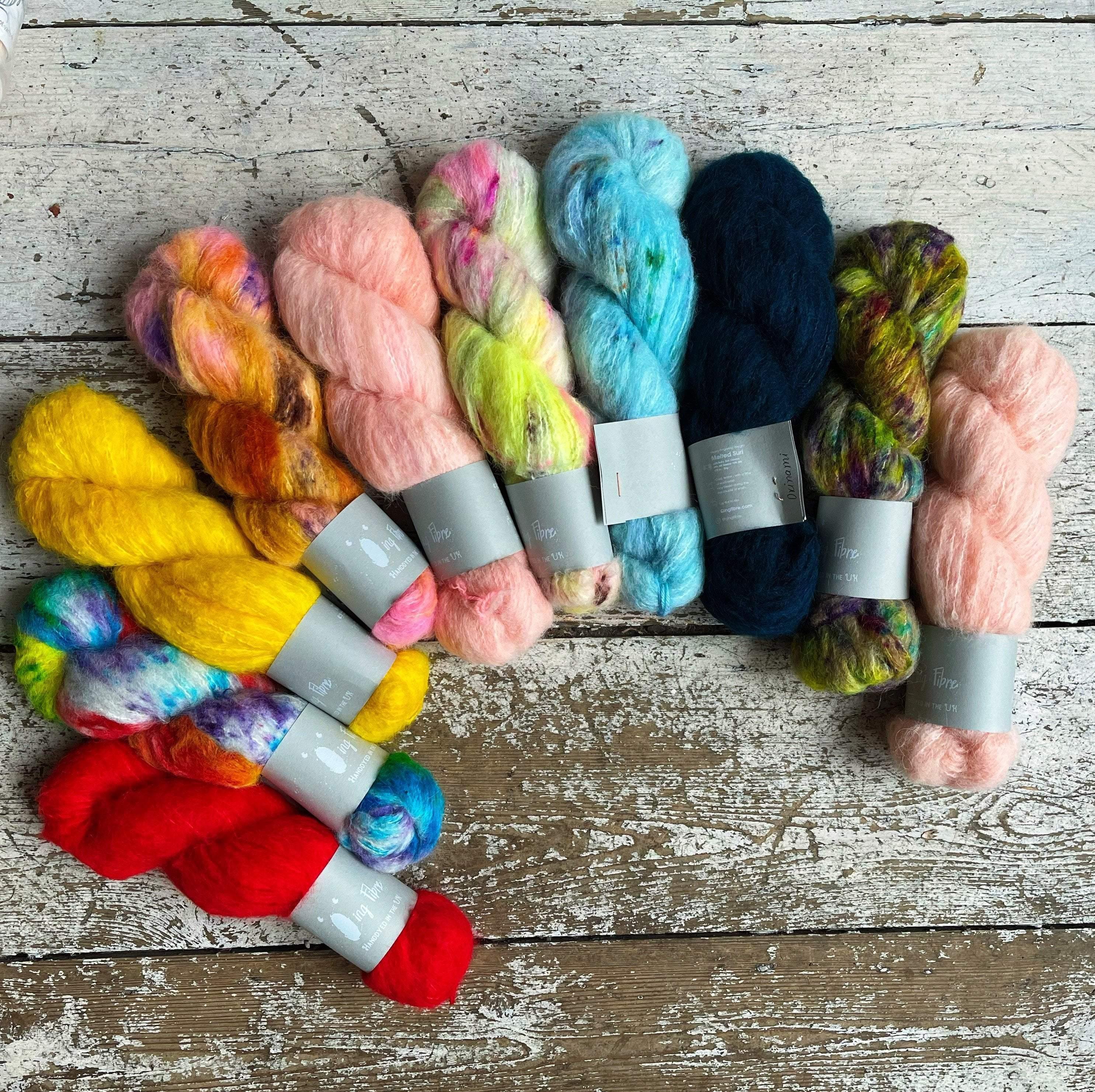 Qing Fibre: Melted Baby Suri | Shop Now | Tribe Yarns, London