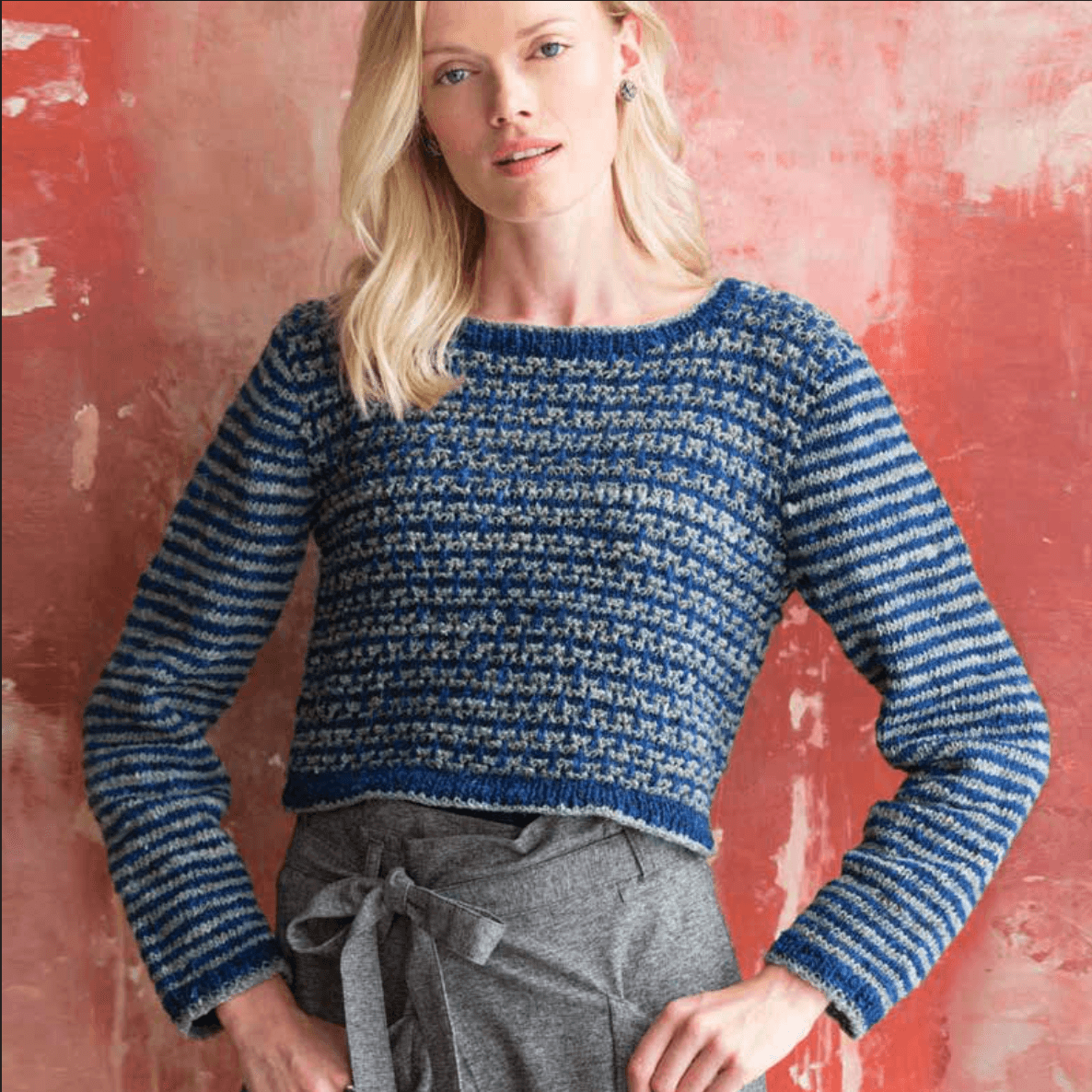 Mosaic Sweater Pattern by Noro Noro