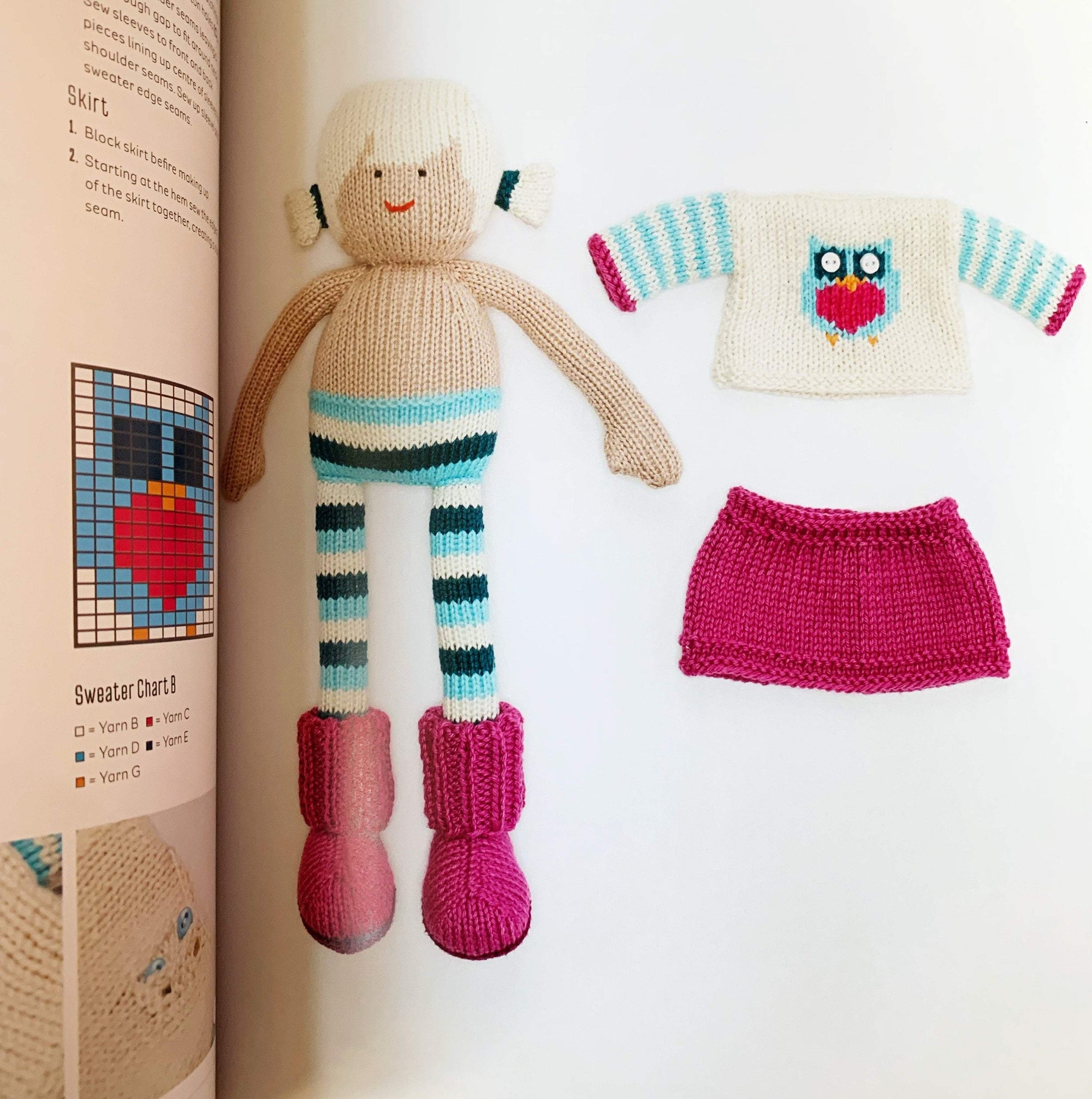 My Knitted Doll by Louise Crowther tribeyarns