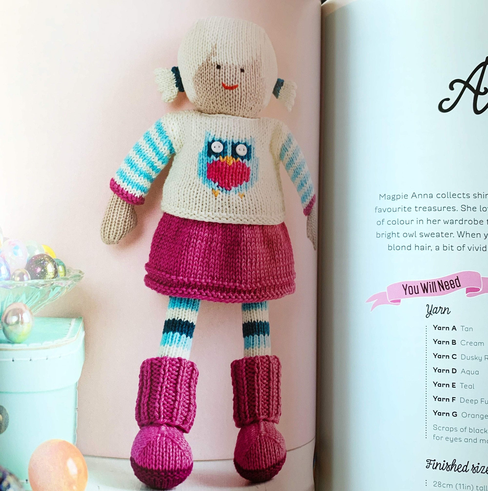 My Knitted Doll by Louise Crowther tribeyarns