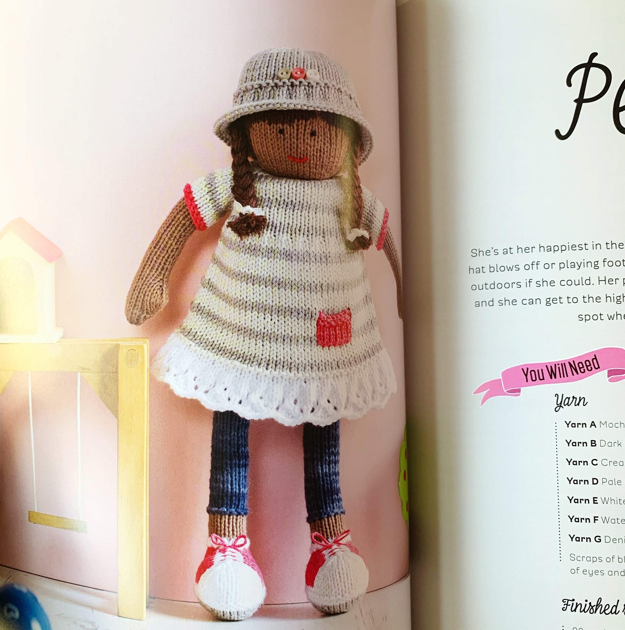 My Knitted Doll by Louise Crowther tribeyarns