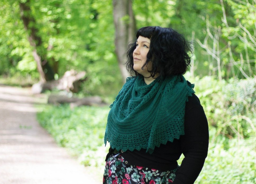 Nerida Shawl CROCHET Pattern Anna Nikipirowicz