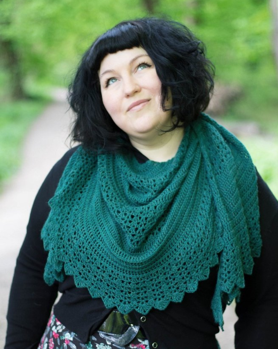 Nerida Shawl CROCHET Pattern by Anna Nikipirowicz