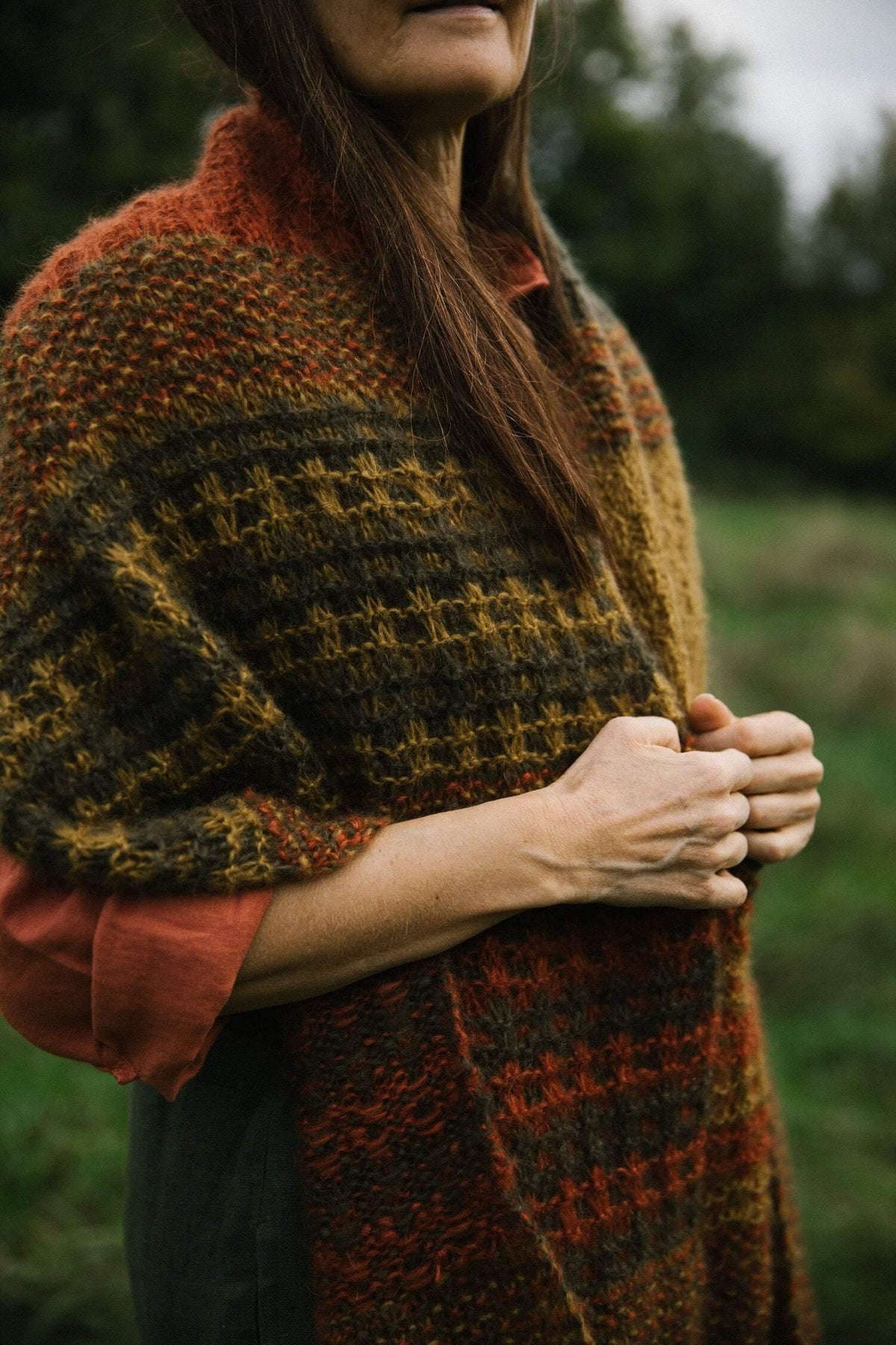 No.59 Shawl Pattern for Le Gros Silk &amp; Mohair Biches &amp; Bûches