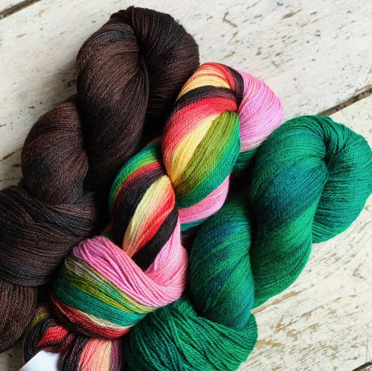 Artyarns Merino Cloud Ombre Yarn in 737 Electric Rainbow Ombre at