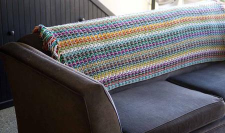 Pixel Blanket Crochet Pattern tribeyarns