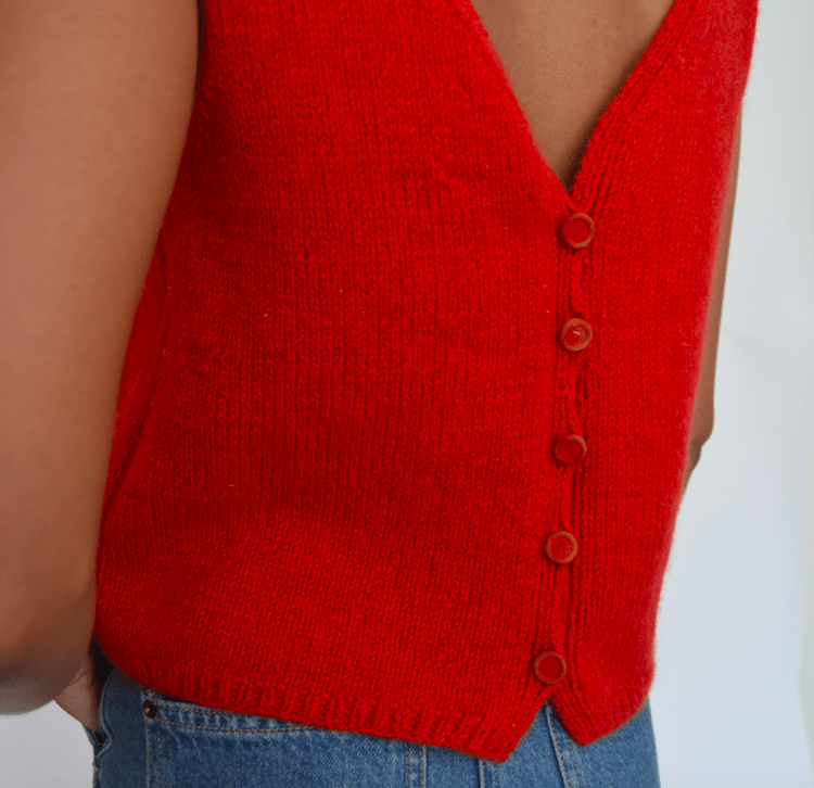 Prospect Park Tank Pattern by Clinton Hill Cashmere Clinton Hill Cashmere