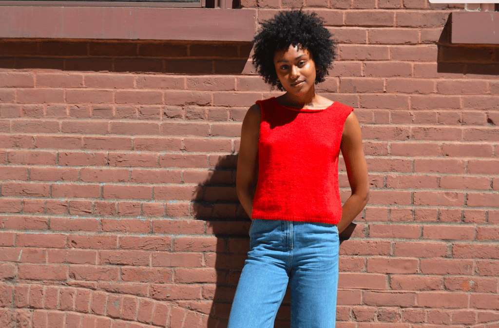 Prospect Park Tank Pattern by Clinton Hill Cashmere Clinton Hill Cashmere