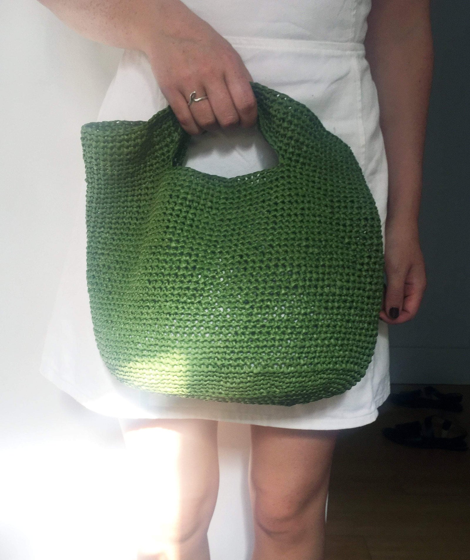 Raffia Shopper Bag Crochet Pattern