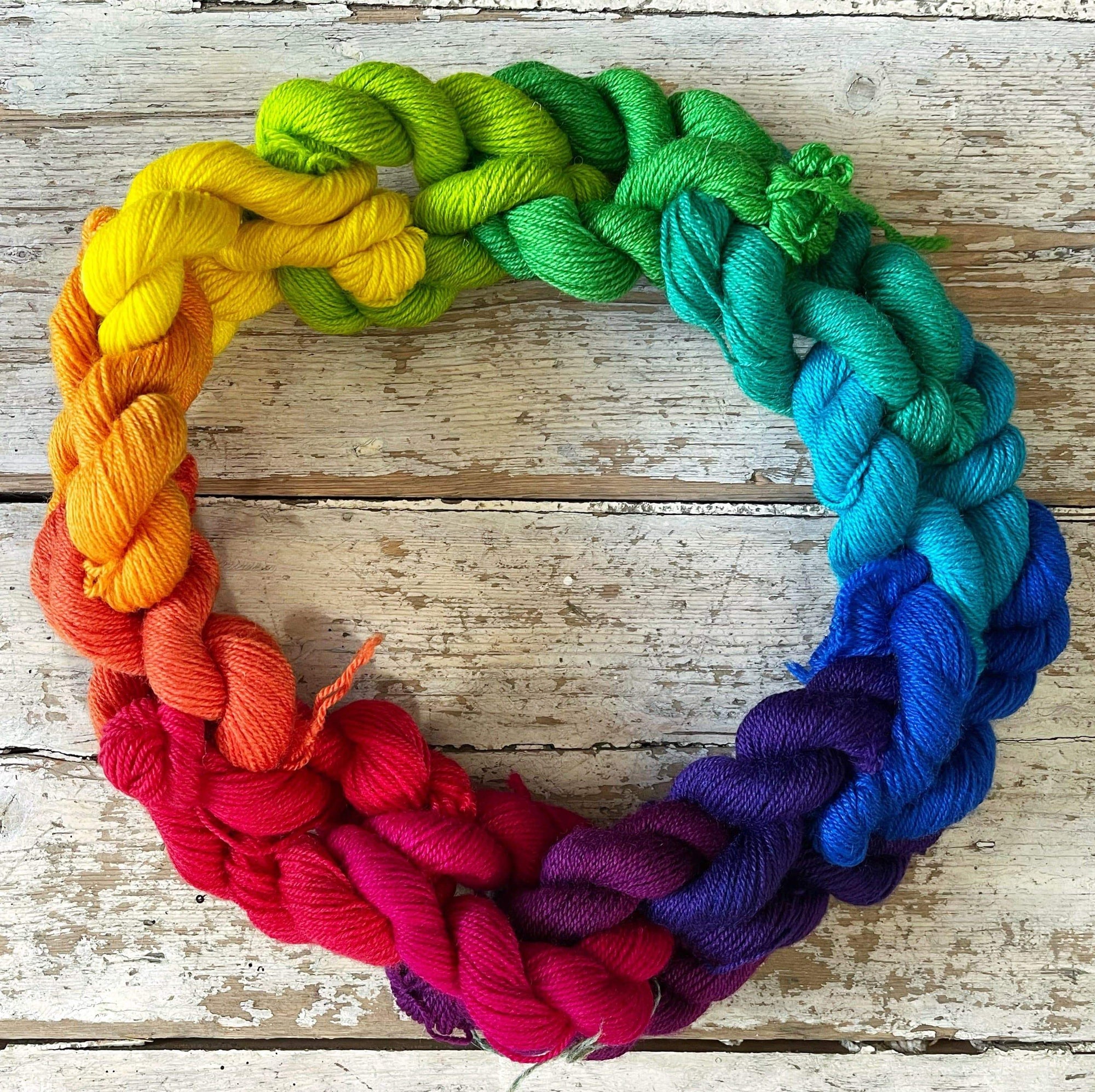 Rainbow Mini Skein Set RiverKnits