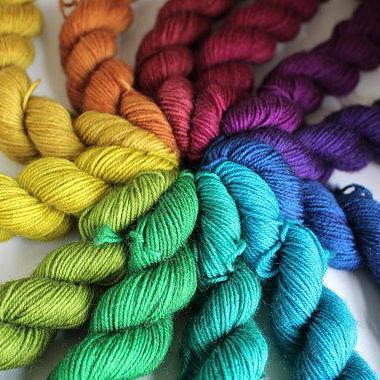 Rainbow Mini Skein Set RiverKnits