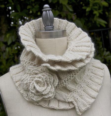 Ruffled & Ruched Scarf Pattern tribeyarns