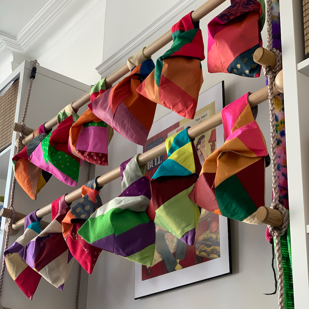 Recycled Denim Knitting Tote  Tribe Yarns, London - tribeyarns