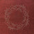 Sashiko Pre-Stencilled Wreath Fabric Panel Olympus