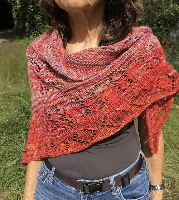 Scarlet Maples Shawl Pattern Artyarns