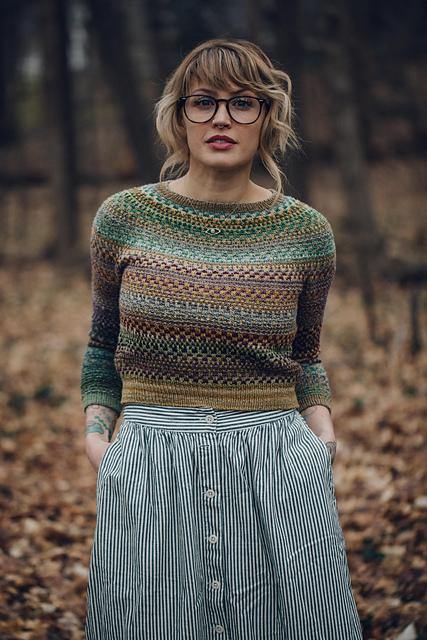 Shifty Sweater Pattern by Andrea Mowry tribeyarns