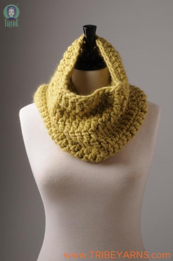 Simple Cowl CROCHET Pattern Mrs Moon