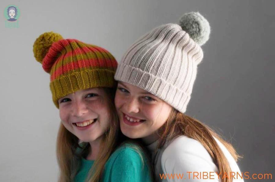 Simple Rib Hat Pattern Mrs Moon