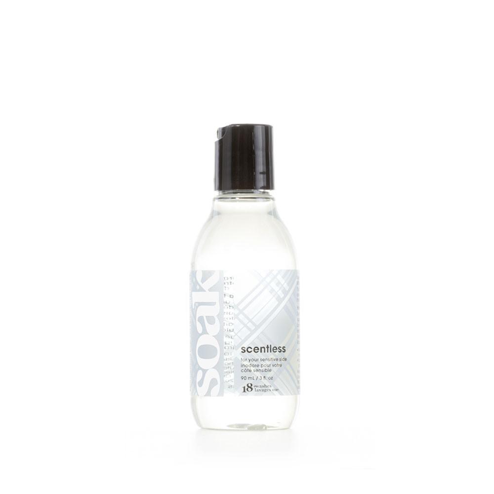 Soak Wash SCENTLESS, Travel Size 90ml Soak